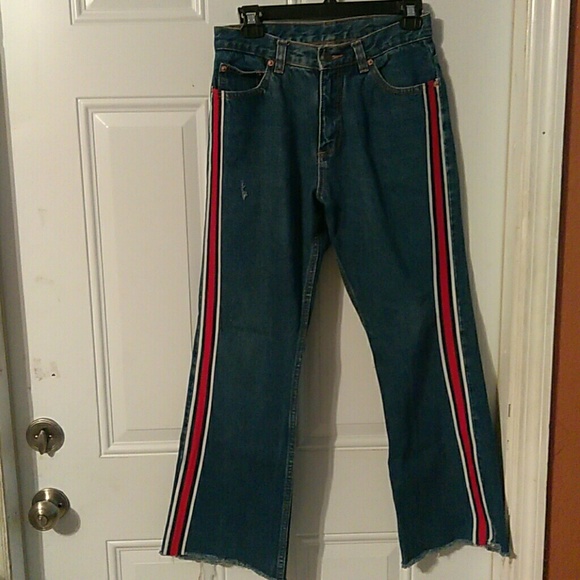 jordache striped jeans